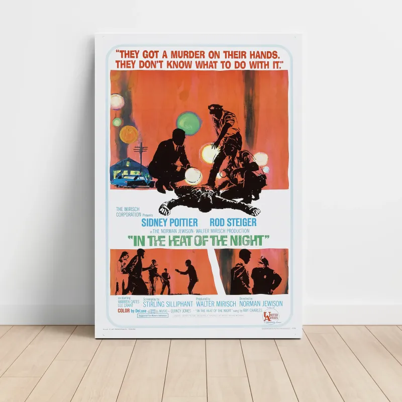 In the Heat of the Night 1960's Movie Poster - Fine Art In the Heat of the Night 1960's Movie Poster - Fine Art