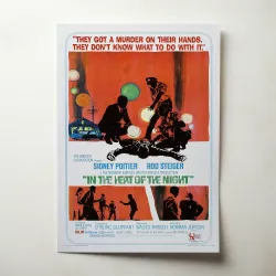 In the Heat of the Night 1960's Movie Poster - Fine Art