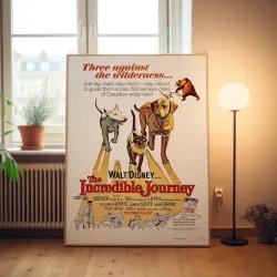 The Incredible Journey 1960's Movie Poster | Fine Art Decor