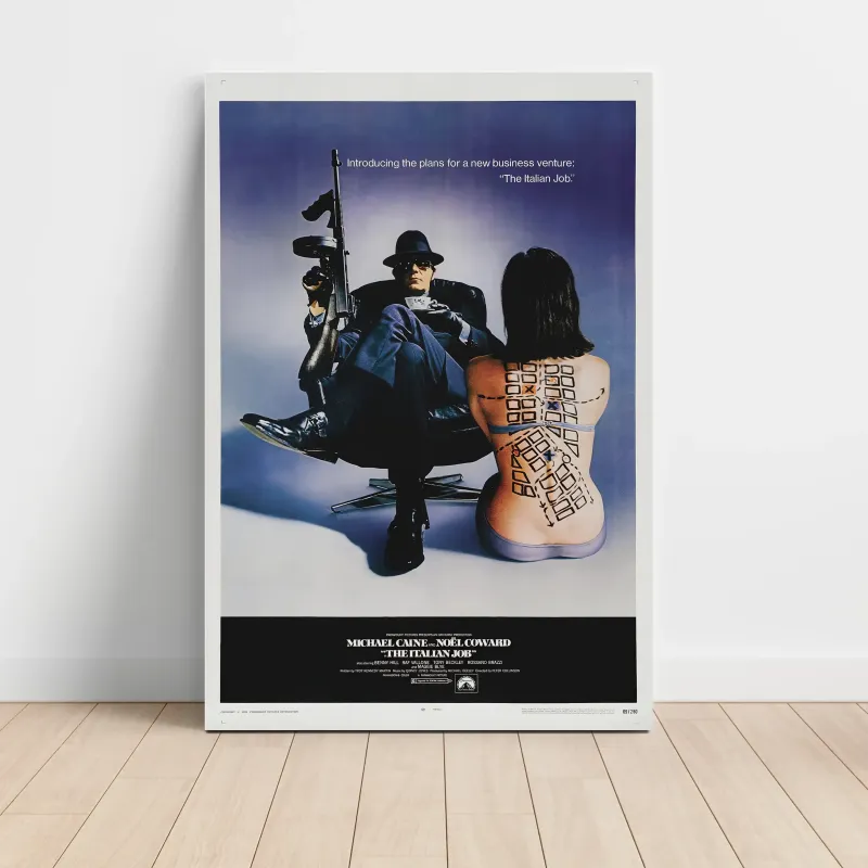The Italian Job Fine Art 1960's Movie Poster The Italian Job Fine Art 1960's Movie Poster