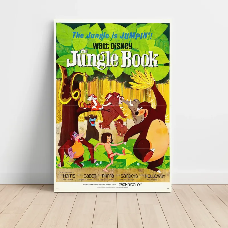The Jungle Book Fine Art 1960's Movie Poster The Jungle Book Fine Art 1960's Movie Poster