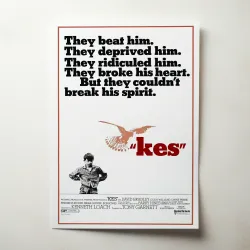Kes Fine Art 1960's Movie Poster Wall Art