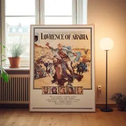 Lawrence of Arabia Fine Art 1960's Movie Poster