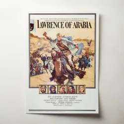 Lawrence of Arabia Fine Art 1960's Movie Poster
