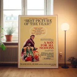 A Man For All Seasons Fine Art 1960's Movie Poster