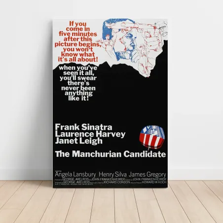 The Manchurian Candidate Fine Art 1960's Movie Poster