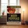 Mary Poppins Fine Art 1960's Movie Poster Wall Art