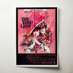 My Fair Lady Fine Art 1960's Movie Poster