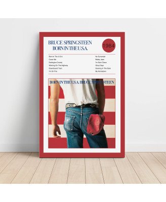 Bruce Springsteen – Born In The U.S.A. Fine Art Album Poster