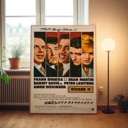 Oceans Eleven Fine Art 1960's Movie Poster