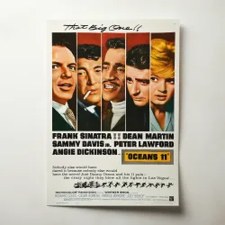 Ocean's 11 (1960) Fine Art Movie Poster