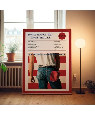 Bruce Springsteen – Born In The U.S.A. Fine Art Album Poster