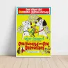 One Hundred and One Dalmations Fine Art 1960's Movie Poster