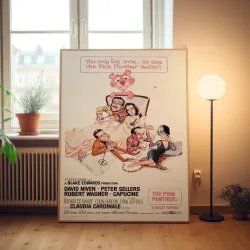 The Pink Panther Fine Art 1960's Movie Poster