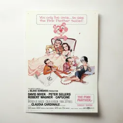 The Pink Panther Fine Art 1960's Movie Poster
