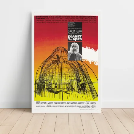 Planet of the Apes (1968) Fine Art Movie Poster