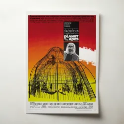 Planet of the Apes (1968) Fine Art Movie Poster
