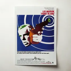 Point Blank Fine Art 1960's Movie Poster Wall Art