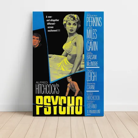 Psycho (1960) Fine Art Movie Poster