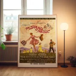 The Sound of Music Fine Art 1960's Movie Poster