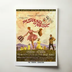 The Sound of Music Fine Art 1960's Movie Poster