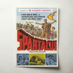 Spartacus Fine Art 1960's Movie Poster Wall Art