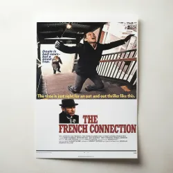 The French Connection Fine Art 1960's Movie Poster