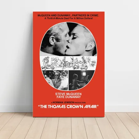 The Thomas Crown Affair (1968) Fine Art Movie Poster