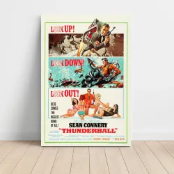Thunderball Fine Art 1960's Movie Poster Wall Art