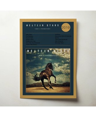 Bruce Springsteen – Western Stars Fine Art Album Poster