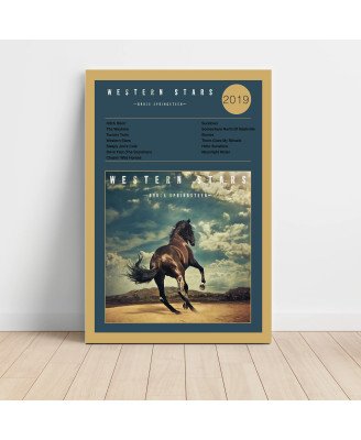 Bruce Springsteen – Western Stars Fine Art Album Poster