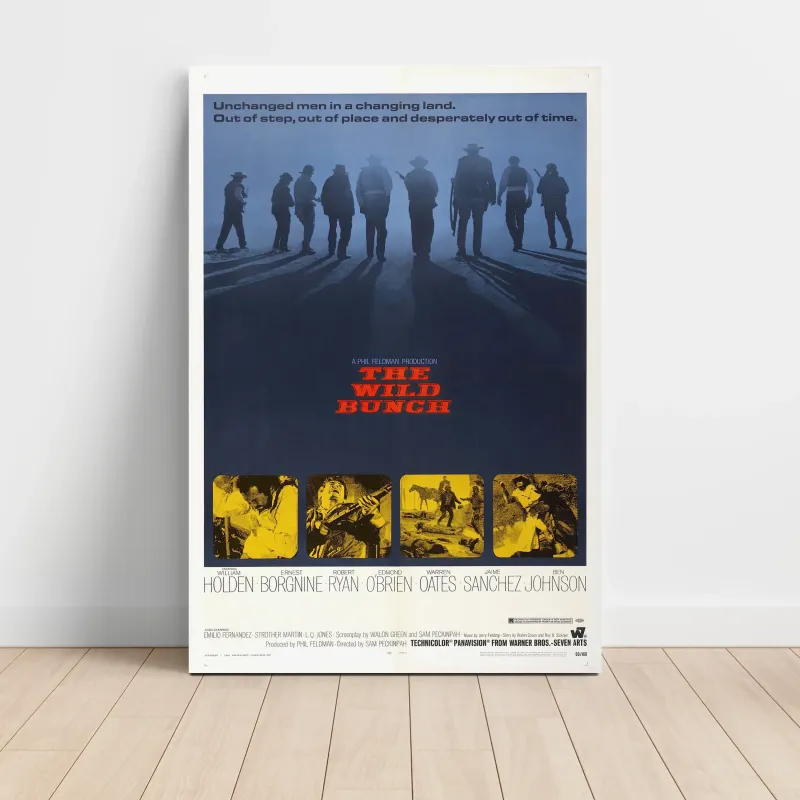 The Wild Bunch Fine Art 1960's Movie Poster The Wild Bunch Fine Art 1960's Movie Poster