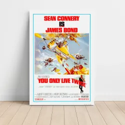You Only Live Twice Fine Art 1960's Movie Poster