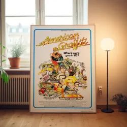 American Graffiti Fine Art 1970's Movie Poster