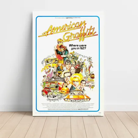 American Graffiti Fine Art 1970's Movie Poster
