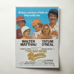 The Bad News Bears (1976) Fine Art Movie Poster