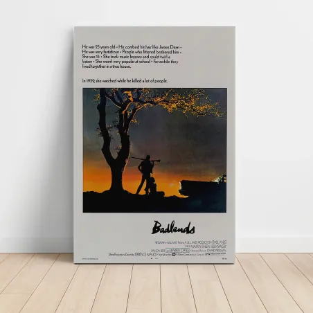 Badlands Fine Art 1970's Movie Poster Wall Art