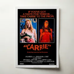 Carrie Fine Art 1970's Movie Poster Wall Art