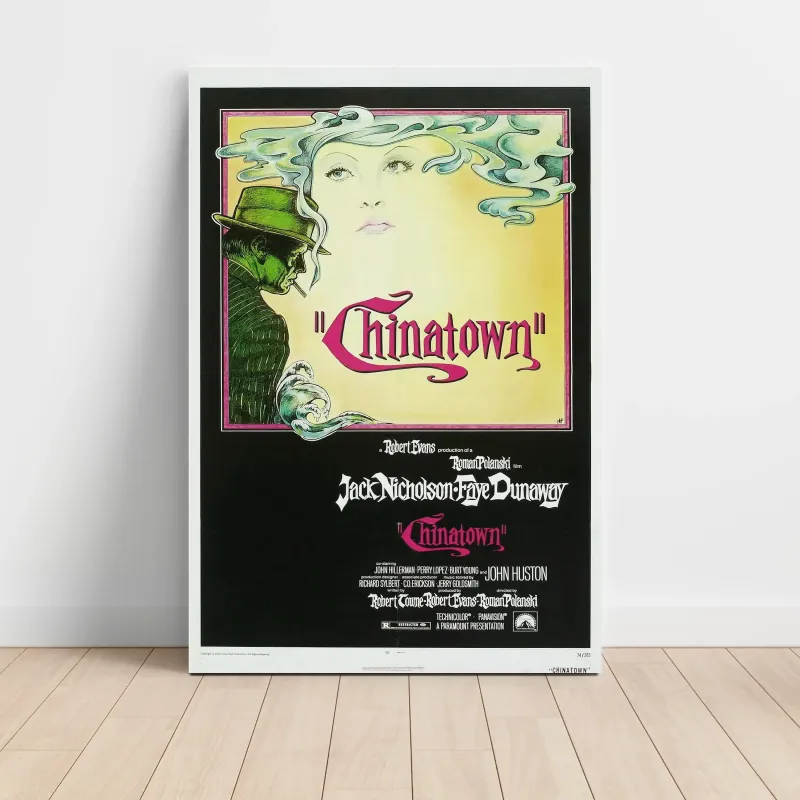 Chinatown Fine Art 1970's Movie Poster Wall Art