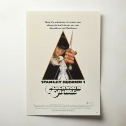 Clockwork Orange Fine Art 1970's Movie Poster