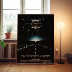 Close Encounters of the Third Kind Fine Art 1970's Movie Poster
