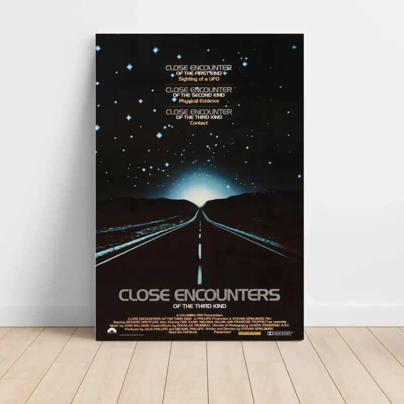 Close Encounters of the Third Kind Fine Art 1970's Movie Poster