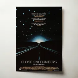 Close Encounters of the Third Kind Fine Art 1970's Movie Poster