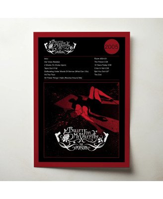 Bullet For My Valentine – The Poison Fine Art Album Poster