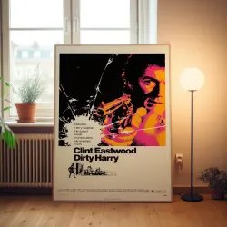 Dirty Harry Fine Art 1970's Movie Poster Wall Art
