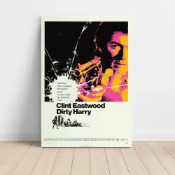 Dirty Harry Fine Art 1970's Movie Poster Wall Art