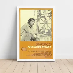 Five Easy Pieces Fine Art 1970's Movie Poster