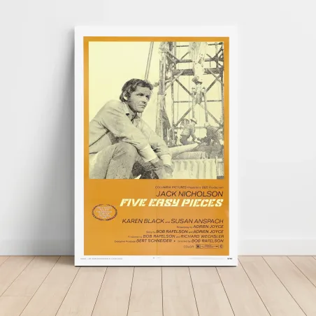 Five Easy Pieces (1970) Fine Art Movie Poster