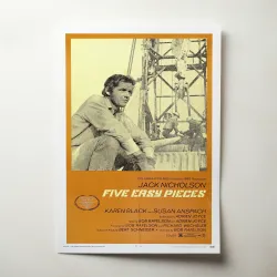 Five Easy Pieces Fine Art 1970's Movie Poster