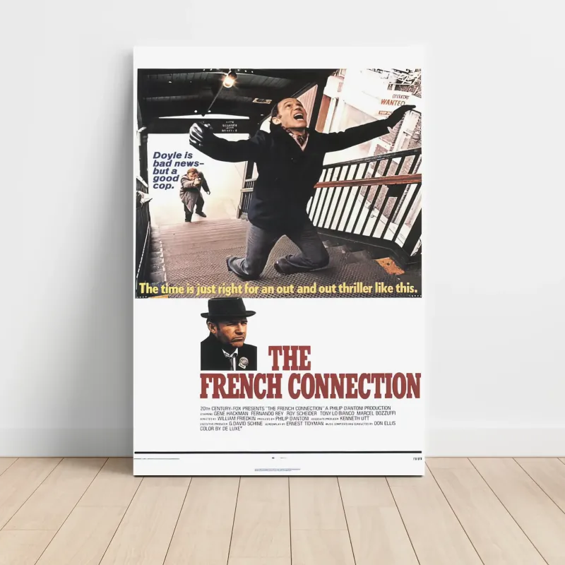 The French Connection (1971) Fine Art Movie Poster